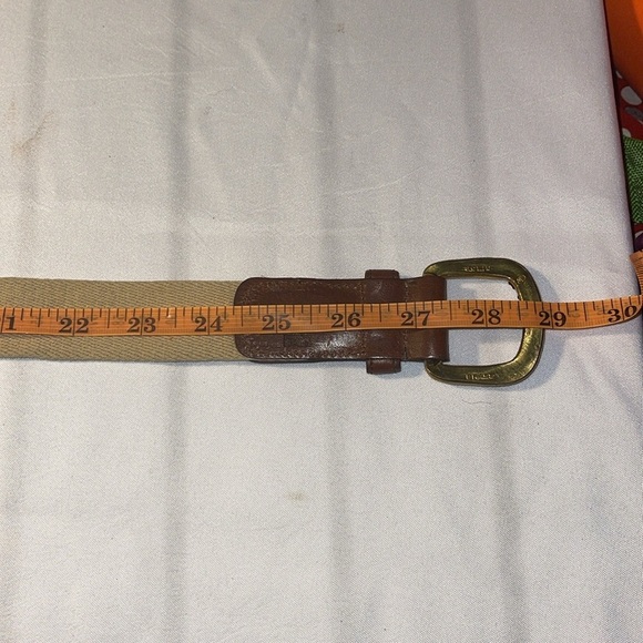 Vintage Dooney & Bourke Men's Brown and Tan Belt XS GUC - Picture 7 of 7